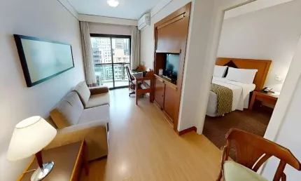 Flat Estanplaza Nações Unidas, para venda com 40m² e 01 vaga de garagem