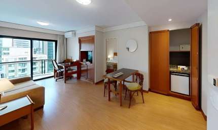 Flat Estanplaza Nações Unidas, disponível para venda com 40m² e 01 vaga de garagem