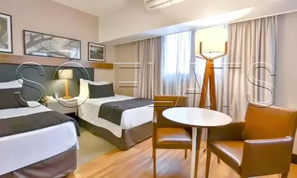 Flat wyndham berrini, disponível para venda com 29m², 01 dorm e 01 vaga