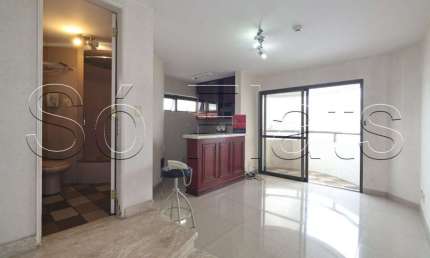 Flat para locação muito bem localizado no bairro dos Jardins, próximo da Av Paulista.