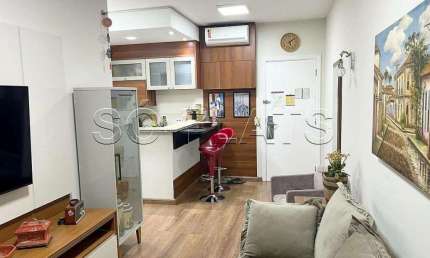 Monumental Flat disponível para venda com 37m², 01 dorm e 01 vaga de garagem