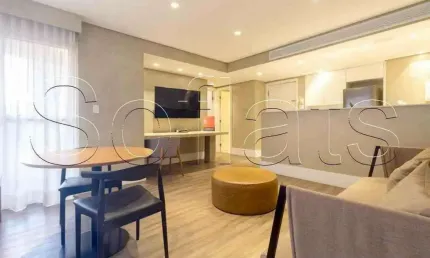 Flat George V Maria Lisboa disponível com 66m², 01 dormitório e 01 vaga de garagem