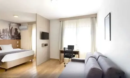Flat new citi com 1 dorm disponível para locação mobiliado próximo a av 9 de julho