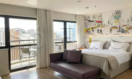 Flat Grand Mercure Itaim disponível para venda com 36m², 01 dormitório  e 01 vaga de garagem