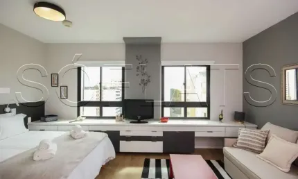 Flat Mercure SP Pinheiros, mobiliado para venda com 28m² e 01 vaga de garagem
