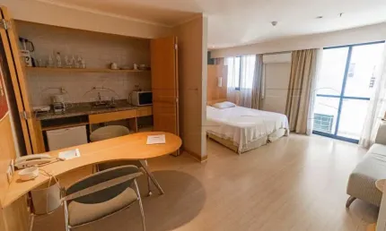 Flat Slaviero Essential São Paulo Ibirapuera disponível para venda com 35m² e 01 vaga de garagem