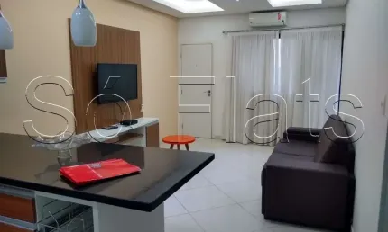 Apto no le bougainville com 55m², 1 dormitório e 1 vaga disponível para locação em alphaville.