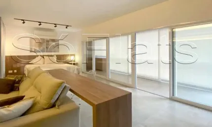 Apto no Trix Tamboré para locação e inquilinato com 50m² e 1 vaga, disponível para locação.