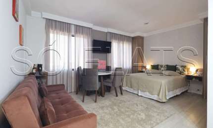 Flat Tryp Tatuapé disponível para venda com 30m², 01 dorm e 01 vaga de garagem