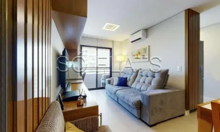 Flat mercure sp berrini, disponível para venda com 57m², 02 dormitórios e 02 vagas de garagem