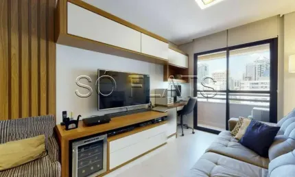 Flat mercure sp berrini, disponível para venda com 57m², 02 dormitórios e 02 vagas de garagem