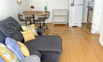 Flat disponível para locação no Central Park totalmente mobiliado ao lado Av. Paulista.