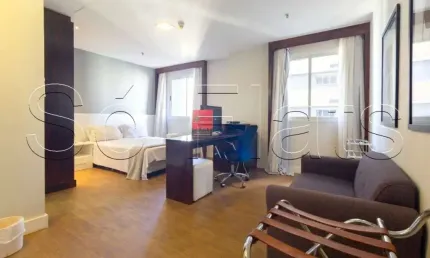 Flat wyndham são paulo paulista disponível para venda com 29m², 01 dorm e 01 vaga de garagem