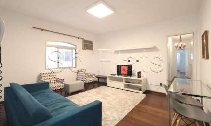 Apto no Augusta Flat, contendo 100m², 2 dorm e 1 vaga nos Jardins, disponível para locação.