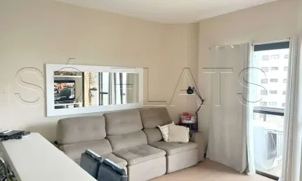 Flat Montecattini disponível mobiliado com 48m², 01 dorm e 01 vaga