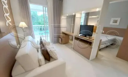 Flat disponível para locação prox. da Avenida Paulista e Shopping Center 3 com 1 dormitório e 1 vaga