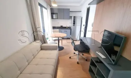 Charlie faria lima, studio disponível para locação com 31m², 1 dormitório e 01 vaga.