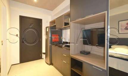 Apto VN Ueno, apto ao lado da Rua da Consolação disponível para locação com 18m² e 01 dormitório.