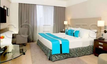 Flat Radisson Alphaville 30m² 1 dormitório 1 vaga para investimento no pool.