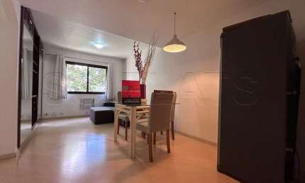 Manhattan, flat disponível para locação contendo 42m², 1 dormitório e 1 vaga de garagem.