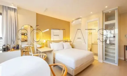 Residencial dsg itaim disponível locação com 28m², 1 dormitório ao lado da av. santo amaro