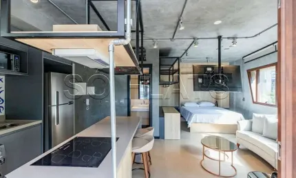 Pininfarina, apartamento à venda com 49m², 1 quarto e 2 vagas