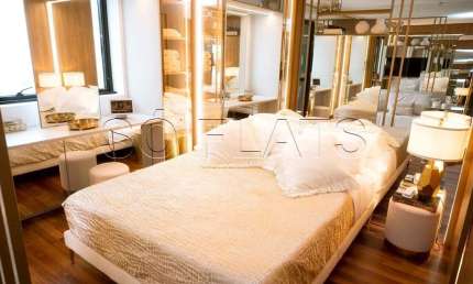 Flat Tryp Higienópolis disponível para venda com 32m², 01 dorm e 01 vaga de garagem