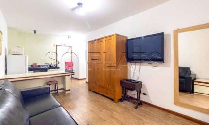 Flat no The Plaza com 50m² 1 dormitório 1 vaga de garagem disponível para locação nos Jardins.