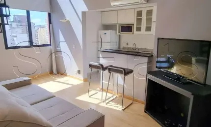 Duplex york, flat disponível para locação com 43m², 01 dormitório e 01 vaga.