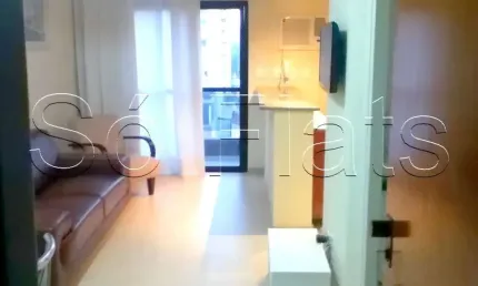 Place Vendome, flat com 52m² 1 dorm próximo da Avenida Ibirapuera, disponível locação