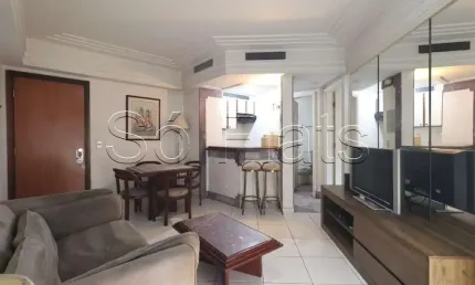 Flat Golden Tower para venda com 40m², 01 dormitório e 01 vaga de garagem