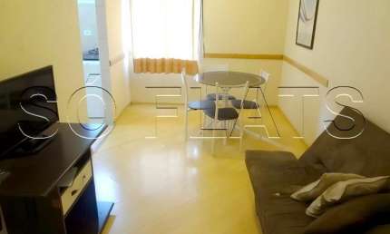 Flat São Paulo Suíte Service disponível para venda com 35m² e 01 vaga de garagem