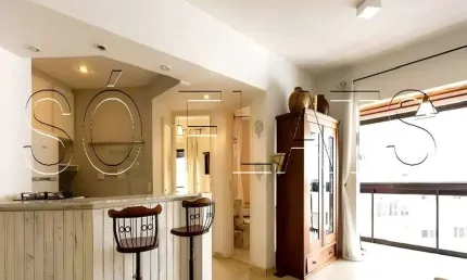 Flat Contemporâneo, disponível para venda com 57m², 01 dorm e 01 vaga