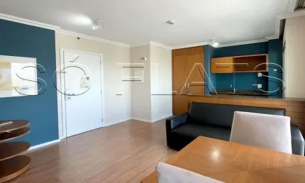 Flat disponível para locação na Rua Bela Cintra, próximo a Av. Paulista e Shopping Frei Caneca.