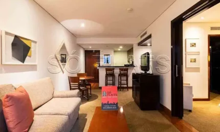 Flat george v itaim disponivel para venda, com 60m², 1 dormitório e 1 vaga de garagem