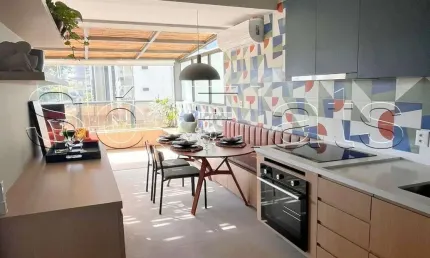 Apartamento disponível para locação em moema contendo 50m², 1 dormitório e 1 vaga de garagem.