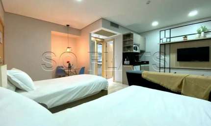 Flat Slaviero Guarulhos disponível para venda com 29m², 01 dorm e 01 vaga de garagem