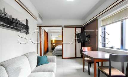 Flat Bristol The Time disponível para venda com 31m², 01 dormitório e 01 vaga de garagem