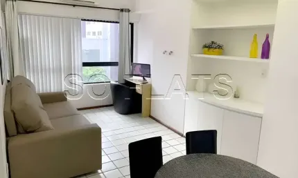 Flat Recife Navegantes disponível para venda com 36m², 01 dorm e 01 vaga de garagem