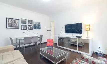 Apto lindo e mobiliado com 2 dorms e 1 vaga de garagem disponível para locação na região dos Jardins