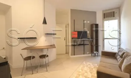 Apto no stagium studio, disponível para locação contendo 35m², 1 dormitório e 1 vaga de garagem.
