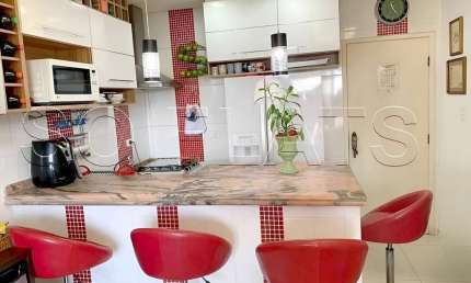 Flat Le Bougainville, disponível para locação com 51m², 01 dorm e 01 vaga de garagem.