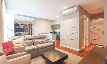 Flat tipo Studio na Vila Olímpia Próximo a Brigadeiro Faria Lima e Shopping Vl Olímpia.