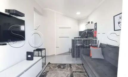 Apartamento para locação no paraíso próximo do parque ibirapuera com 1 dormitório e 1 vaga.