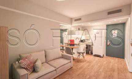 Flat Ninety disponível para venda com 32m², 01 dormitório e 01 vaga de garagem