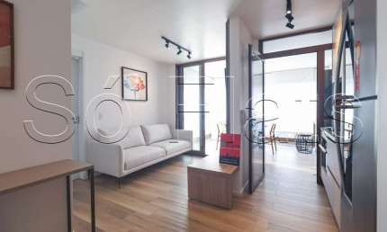 Flat no D'Oru Vila Nova Conceição contendo 46m², 1 dormitório e 1 vaga disponível para locação.