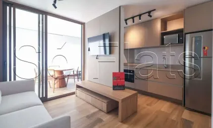 Apto no D'Oru Vila Nova Conceição contendo 46m², 1 dormitório e 1 vaga disponível para locação.