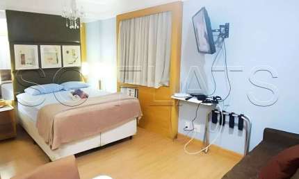 Flat Transamérica Bela Cintra, disponível para venda com 27m², i dormitório e 1 vaga