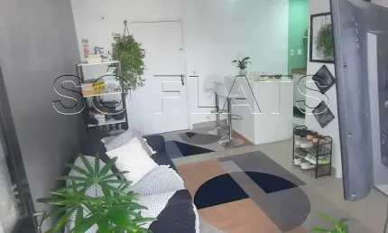 Flat Moema Studio disponível para locação com 32m² e 01 vaga de garagem.