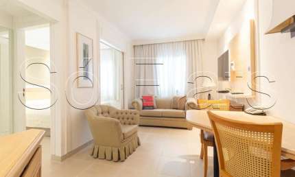 Apartamento disponível para locação nos Jardins próximo da Av. 9 de Julho e faculdade FGV.